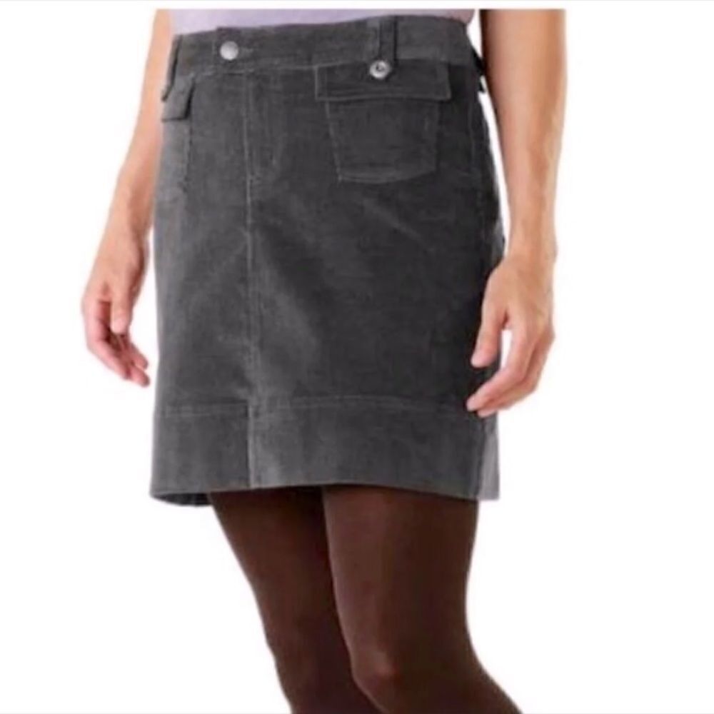 EUC WOMEN’S SIZE 10 GRAY VINTAGE PATAGONIA CORDUROY SKIRT
